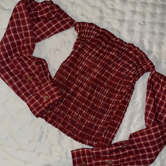 Off shoulder strapless top - Picture 1 of 2